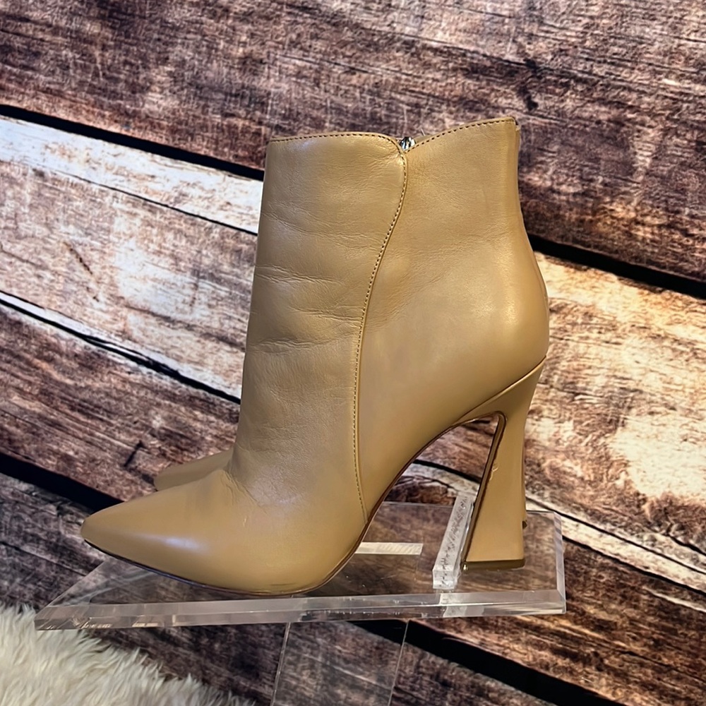 Leather booties